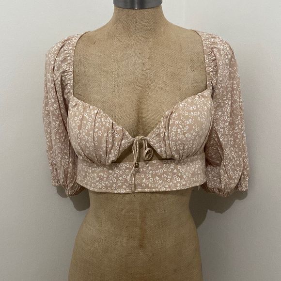 Petal & Pup Tops - Petal + Pup Beige Meeka Top